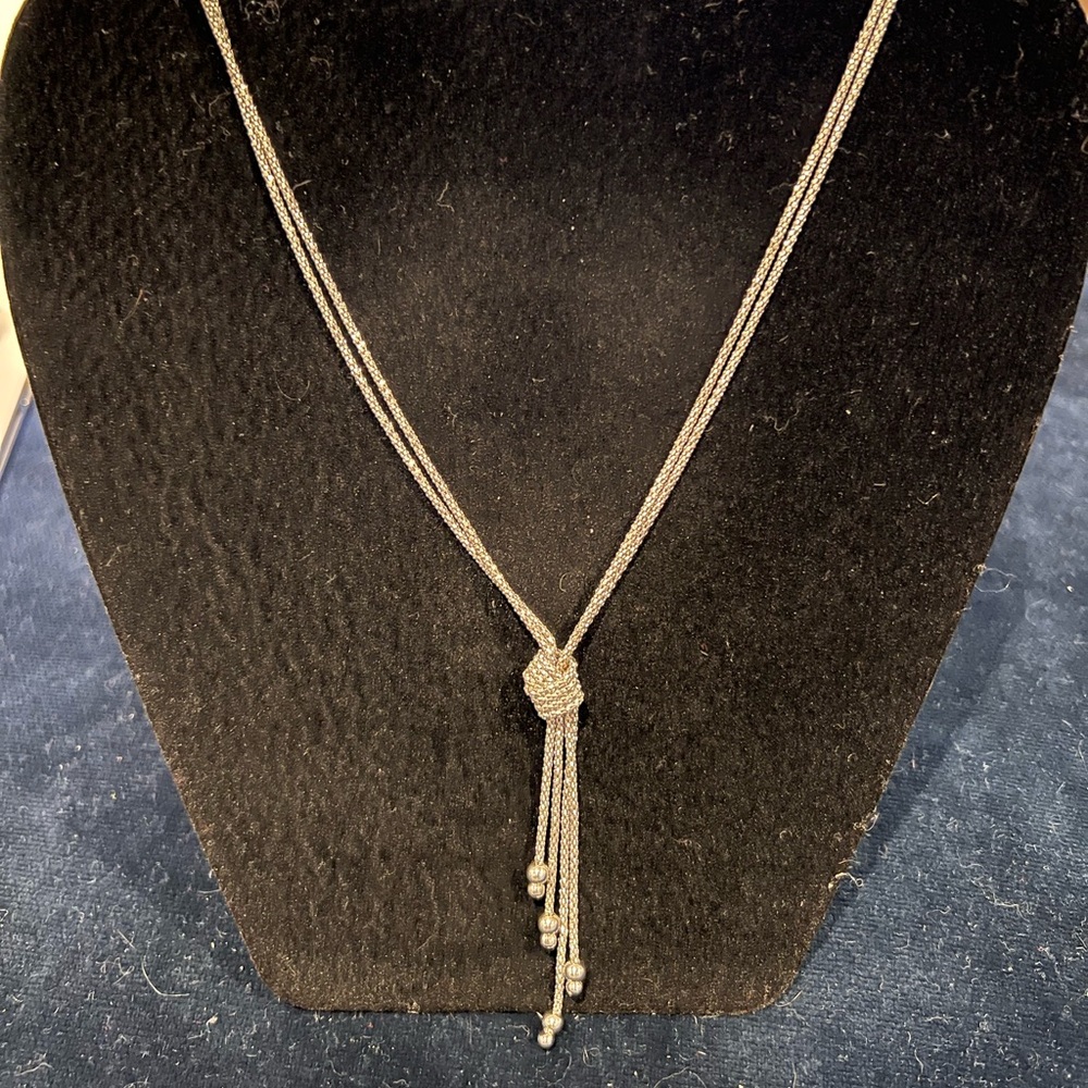 Silpada .925 Sterling Silver Knot Necklace!